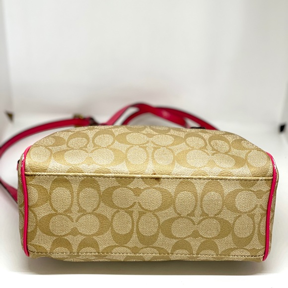 COACH Leather Signature Convertible Crossbody Bag - Picture 6 of 10